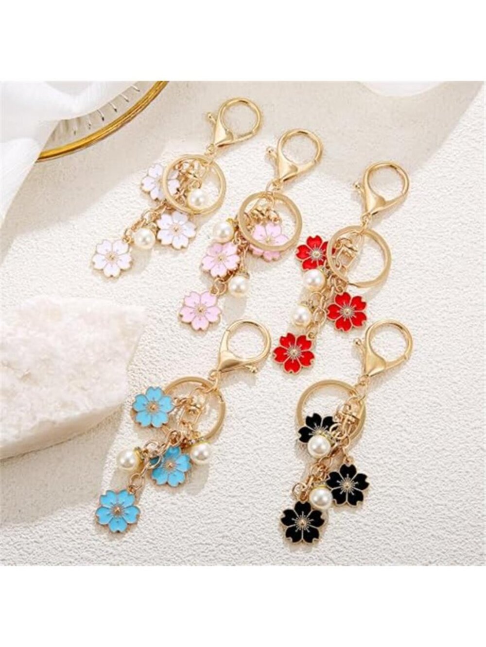 5PCS Bag Charms for Handbags Key Chains for Women | - Picture 2 of 7